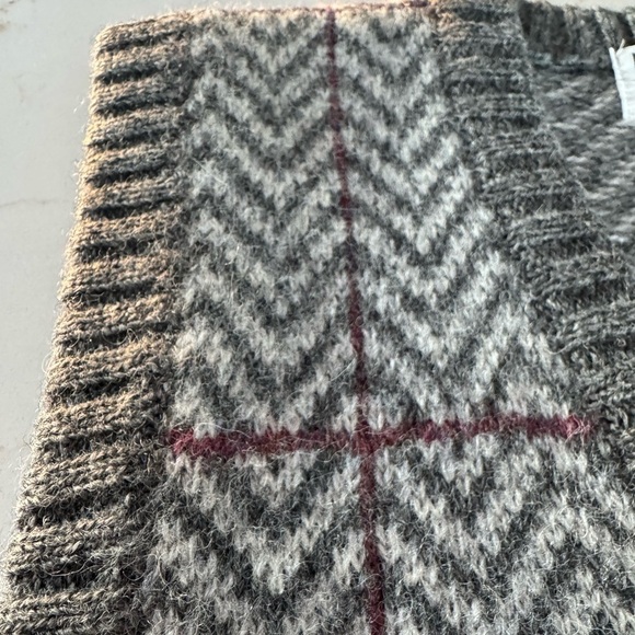 Vintage Filene's The Men's Store Shetland Wool Grandpa Sweater Vest / medium - Picture 7 of 8